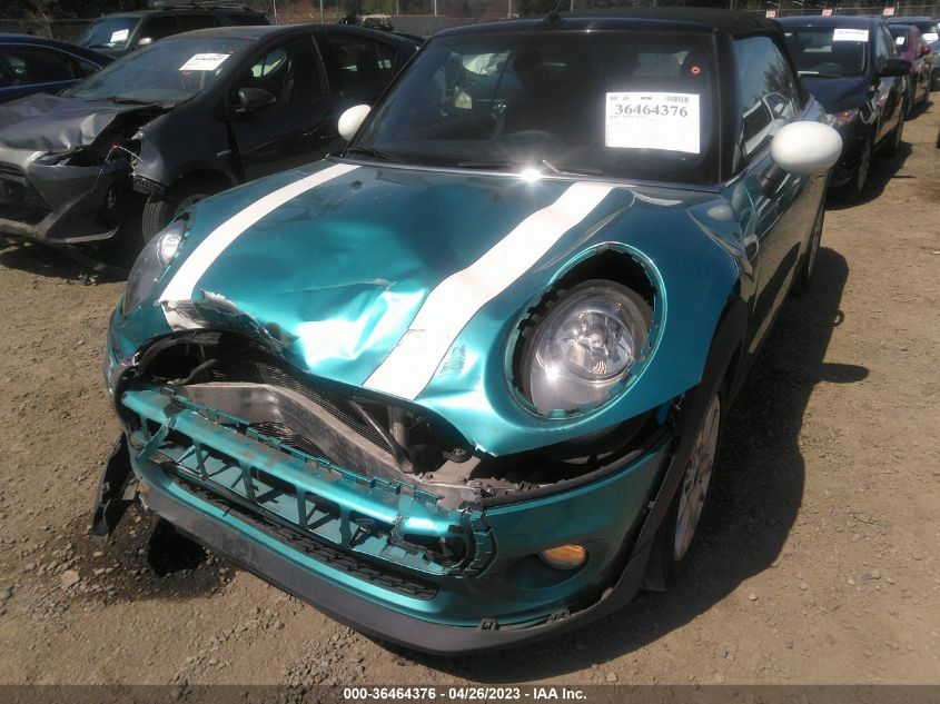 2016 MINI COOPER CONVERTIBLE WMWWG5C54G3C19532