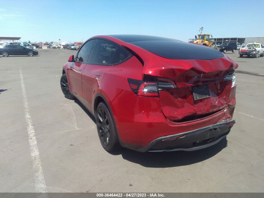2021 TESLA MODEL Y STANDARD RANGE - 5YJYGDED2MF118155