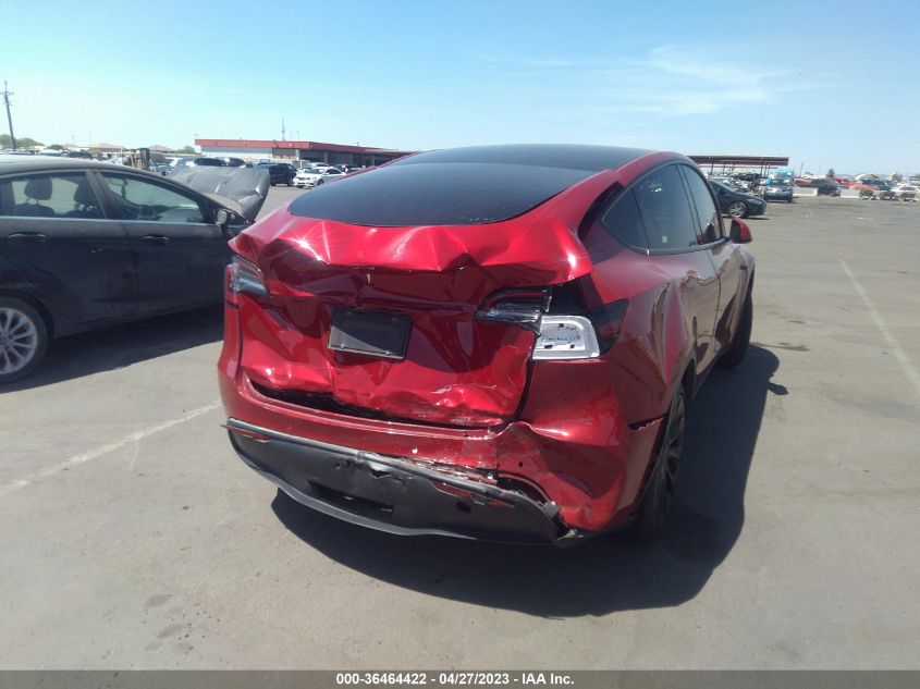 2021 TESLA MODEL Y STANDARD RANGE - 5YJYGDED2MF118155