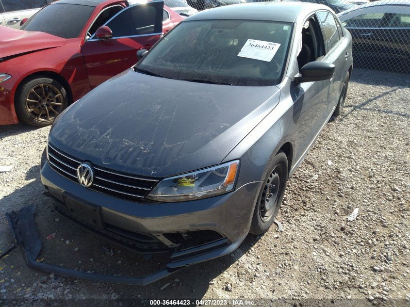 2016 VOLKSWAGEN JETTA SEDAN 1.4T S W/TECHNOLOGY - 3VW267AJ6GM341379