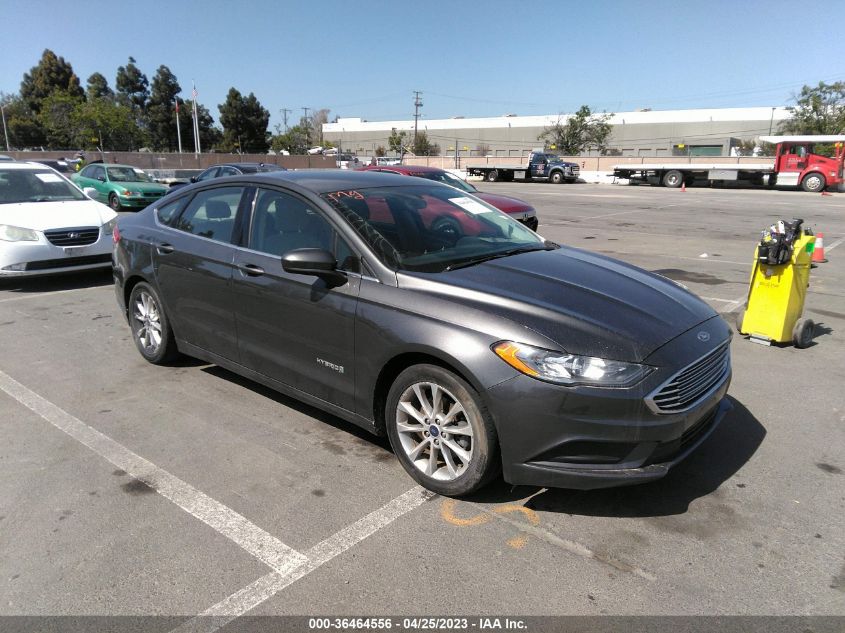 2017 FORD FUSION HYBRID SE - 3FA6P0LU6HR164715