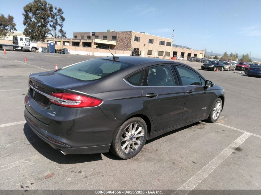 2017 FORD FUSION HYBRID SE - 3FA6P0LU6HR164715