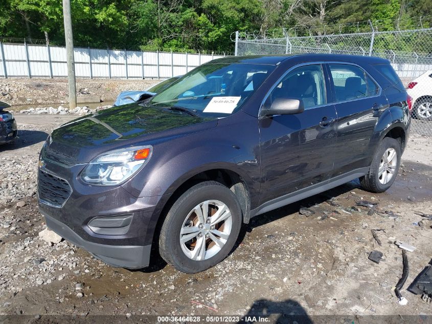 2016 CHEVROLET EQUINOX LS - 2GNALBEK6G6349187