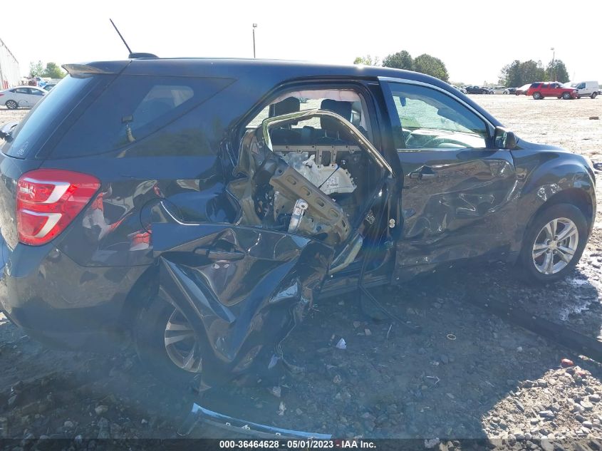 2016 CHEVROLET EQUINOX LS - 2GNALBEK6G6349187