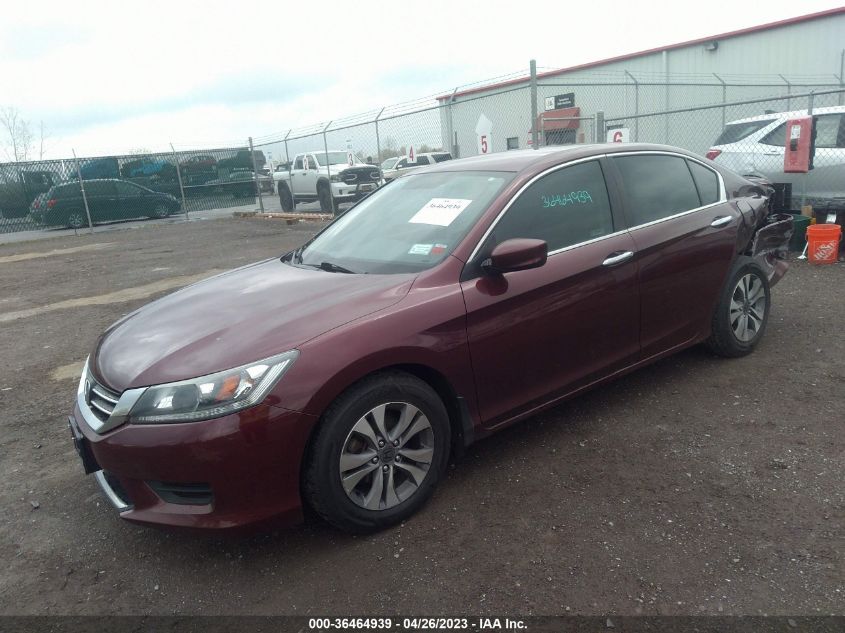 2014 HONDA ACCORD SEDAN LX - 1HGCR2F31EA100451