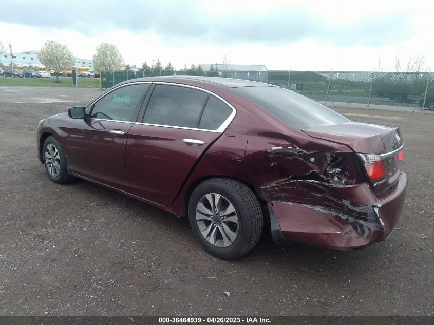 2014 HONDA ACCORD SEDAN LX - 1HGCR2F31EA100451
