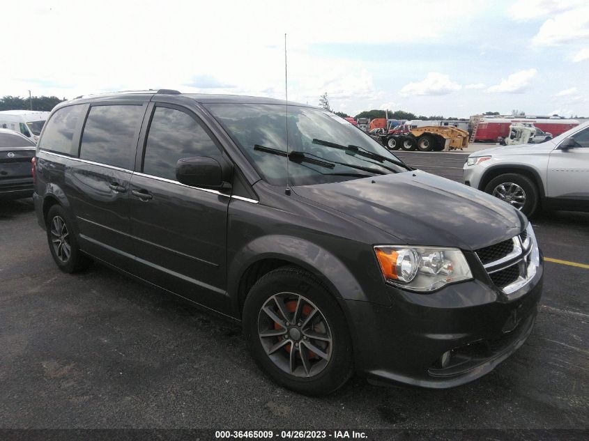2017 DODGE GRAND CARAVAN SXT - 2C4RDGCGXHR696297