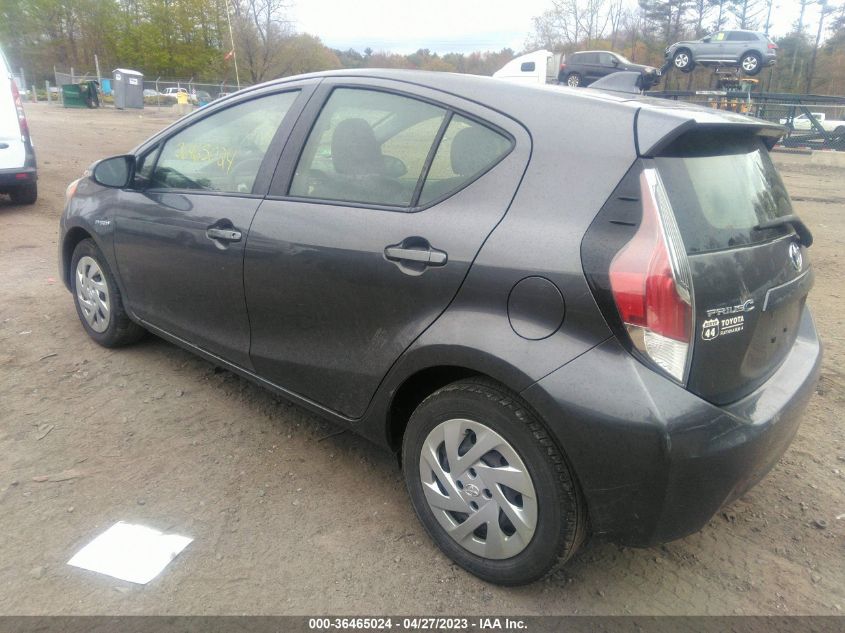 2016 TOYOTA PRIUS C ONE/TWO/THREE/FOUR - JTDKDTB35G1127997