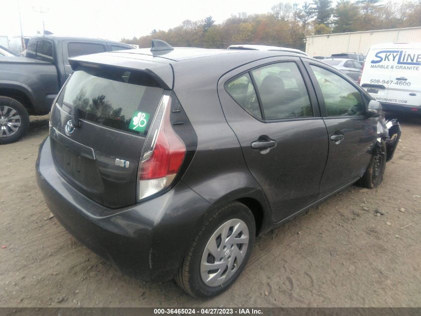2016 TOYOTA PRIUS C ONE/TWO/THREE/FOUR - JTDKDTB35G1127997