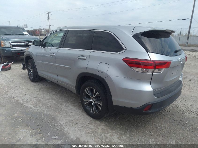 2018 TOYOTA HIGHLANDER LE - 5TDBZRFH5JS876092