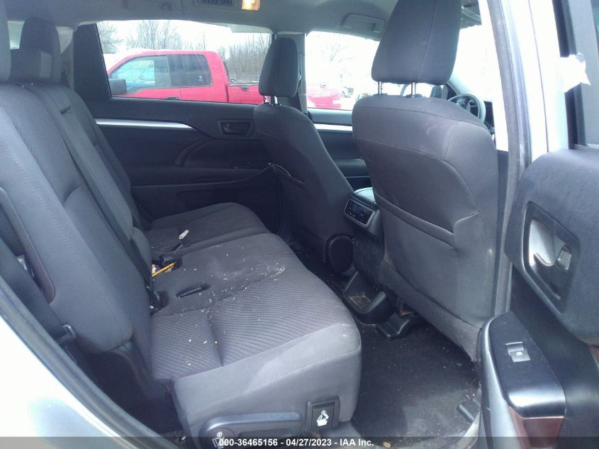 2018 TOYOTA HIGHLANDER LE - 5TDBZRFH5JS876092