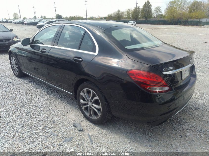 2016 MERCEDES-BENZ C-CLASS C 300 - 55SWF4KBXGU124950
