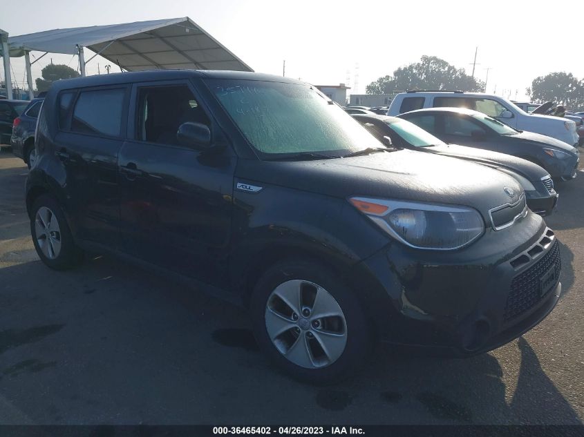 2015 KIA SOUL BASE - KNDJN2A24F7784412