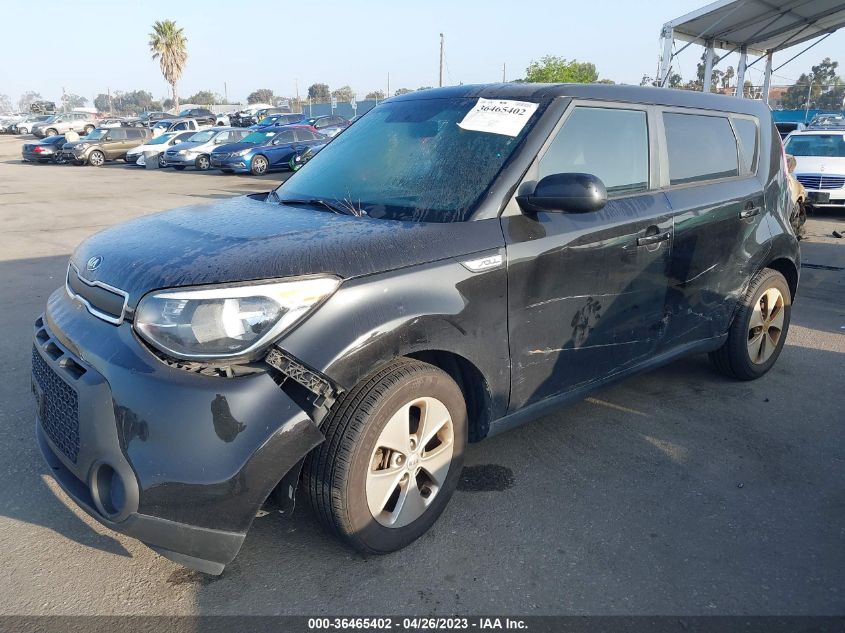2015 KIA SOUL BASE - KNDJN2A24F7784412