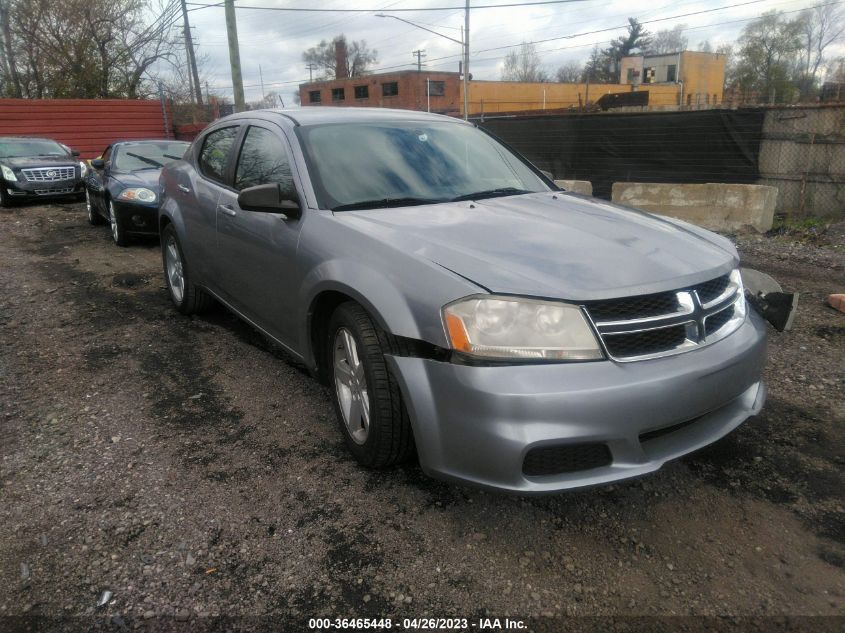 2013 DODGE AVENGER SE - 1C3CDZABXDN646116