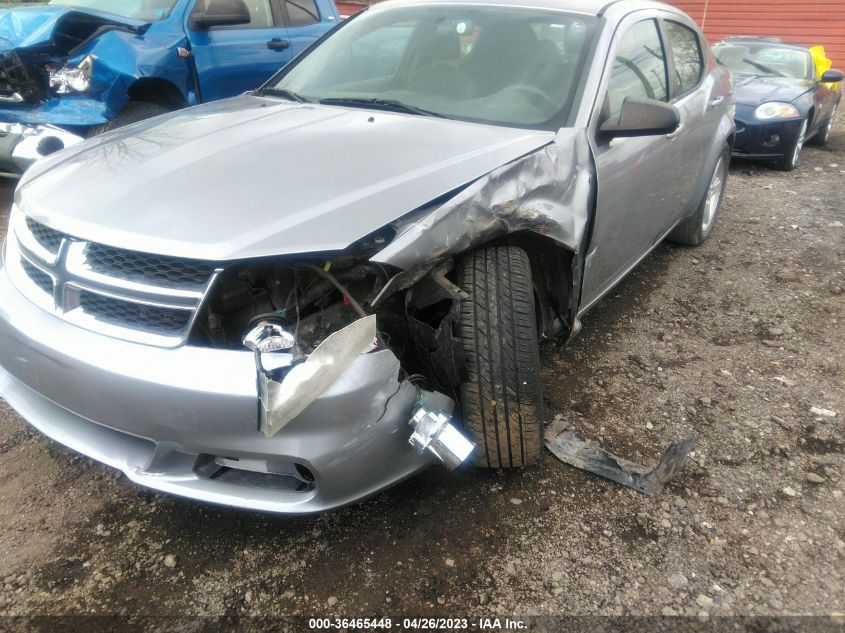 2013 DODGE AVENGER SE - 1C3CDZABXDN646116