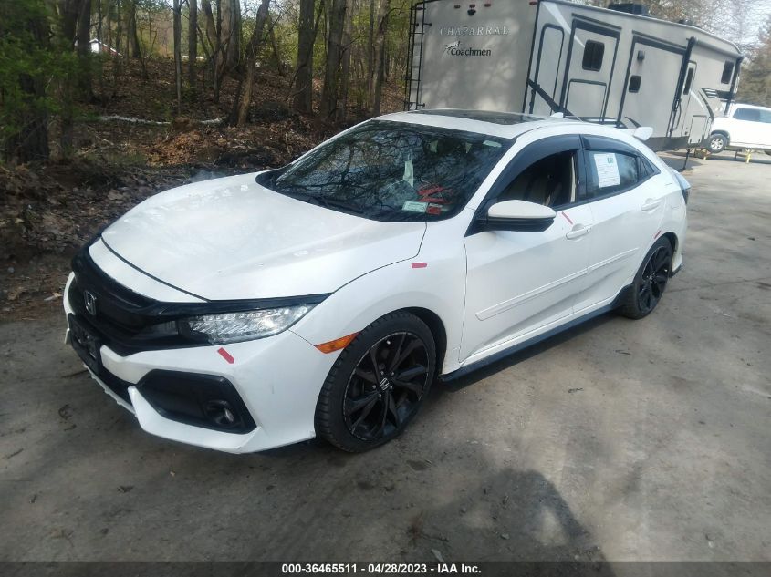 2018 HONDA CIVIC HATCHBACK SPORT TOURING - SHHFK7H94JU411130