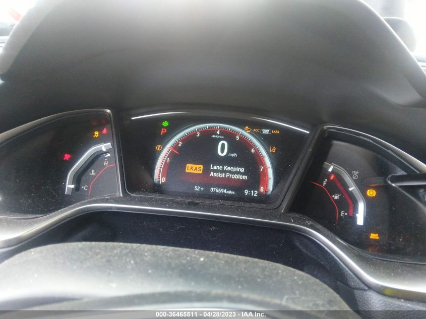 2018 HONDA CIVIC HATCHBACK SPORT TOURING - SHHFK7H94JU411130