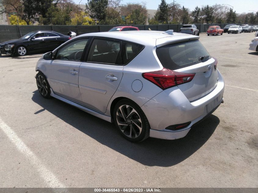 2018 TOYOTA COROLLA IM - JTNKARJE1JJ560301