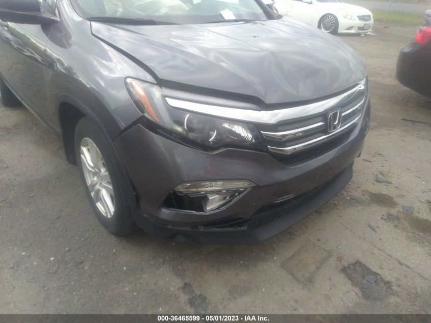 2016 HONDA PILOT LX - 5FNYF6H17GB082287