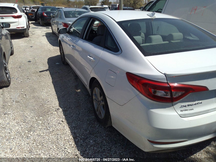 VIN 5NPE24AF6HH507395 2017 HYUNDAI SONATA 2.4L
