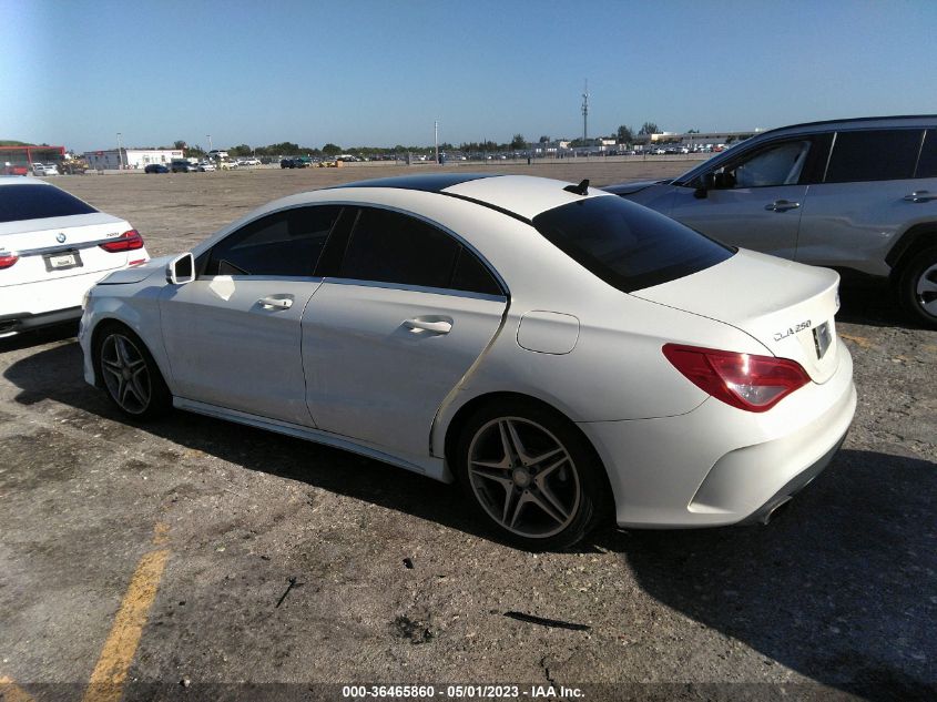 2014 MERCEDES-BENZ CLA-CLASS CLA 250 - WDDSJ4EB5EN122859