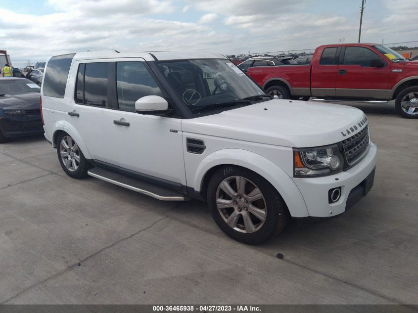 2016 LAND ROVER LR4 HSE - SALAG2V65GA809080