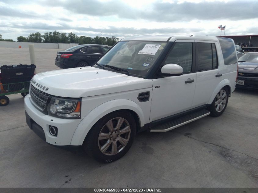 2016 LAND ROVER LR4 HSE - SALAG2V65GA809080