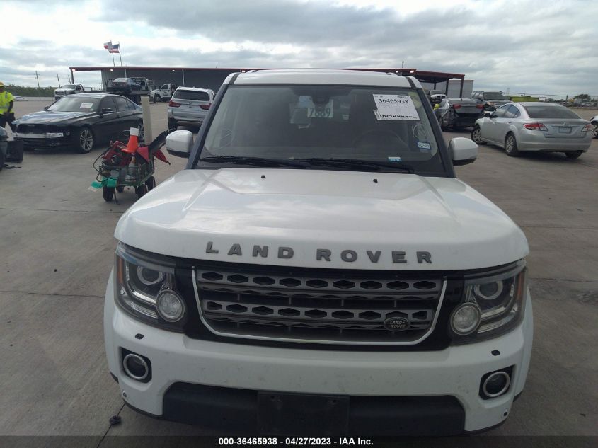 2016 LAND ROVER LR4 HSE - SALAG2V65GA809080