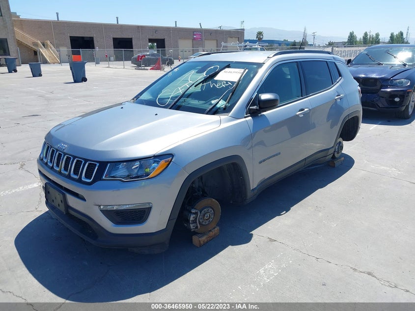 VIN 3C4NJCAB7LT224927 2020 JEEP COMPASS SPORT