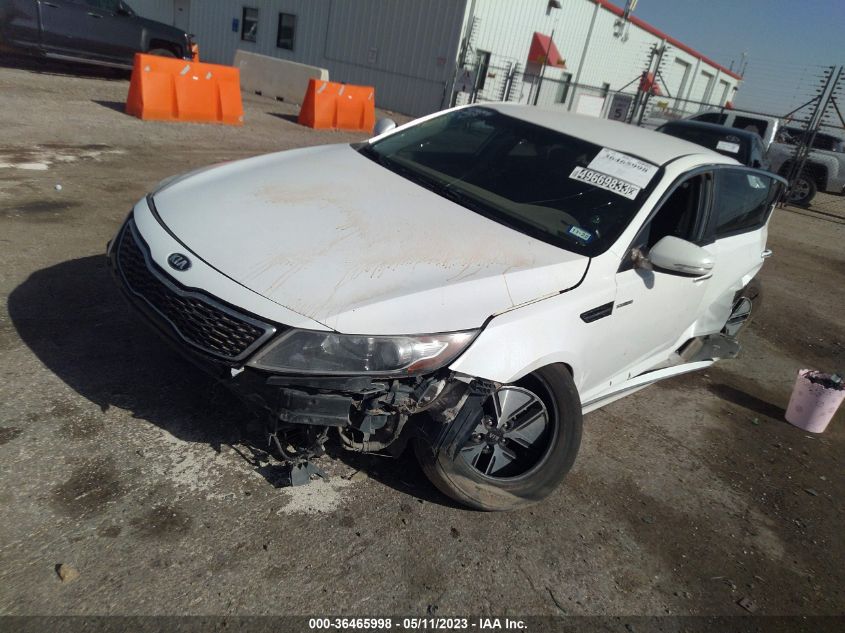 2013 KIA OPTIMA HYBRID LX - KNAGM4AD8D5061209