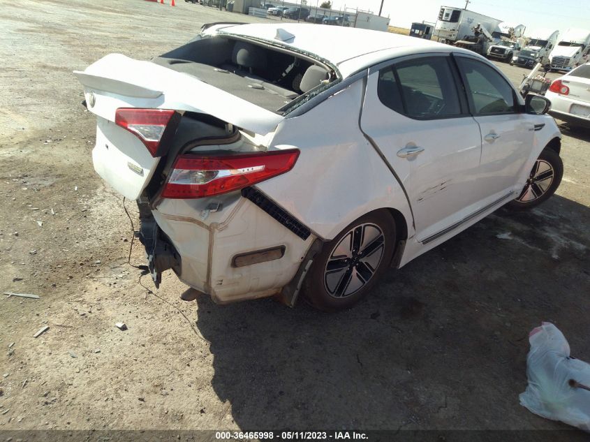 2013 KIA OPTIMA HYBRID LX - KNAGM4AD8D5061209