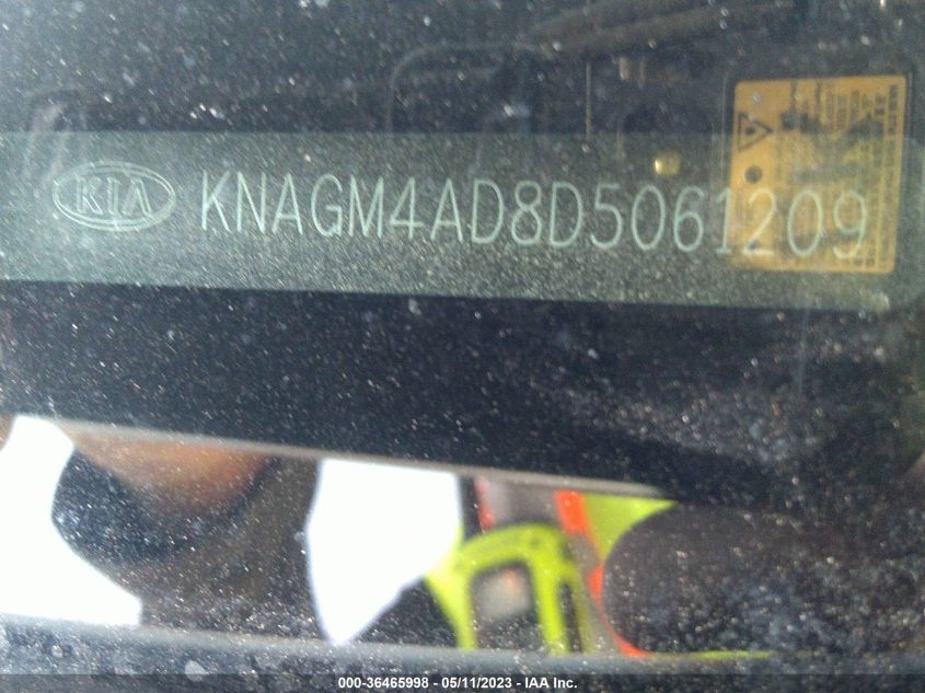 2013 KIA OPTIMA HYBRID LX - KNAGM4AD8D5061209