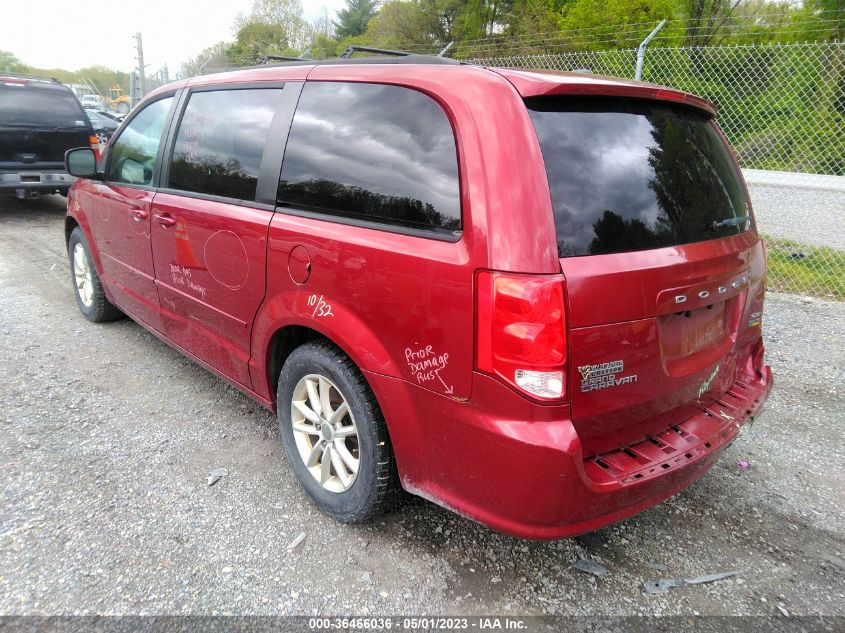 2016 DODGE GRAND CARAVAN SXT - 2C4RDGCG9GR257221