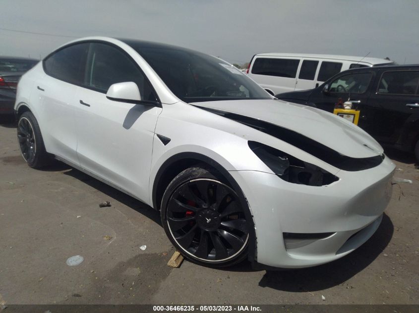 2022 TESLA MODEL Y PERFORMANCE - 7SAYGDEF8NF538847