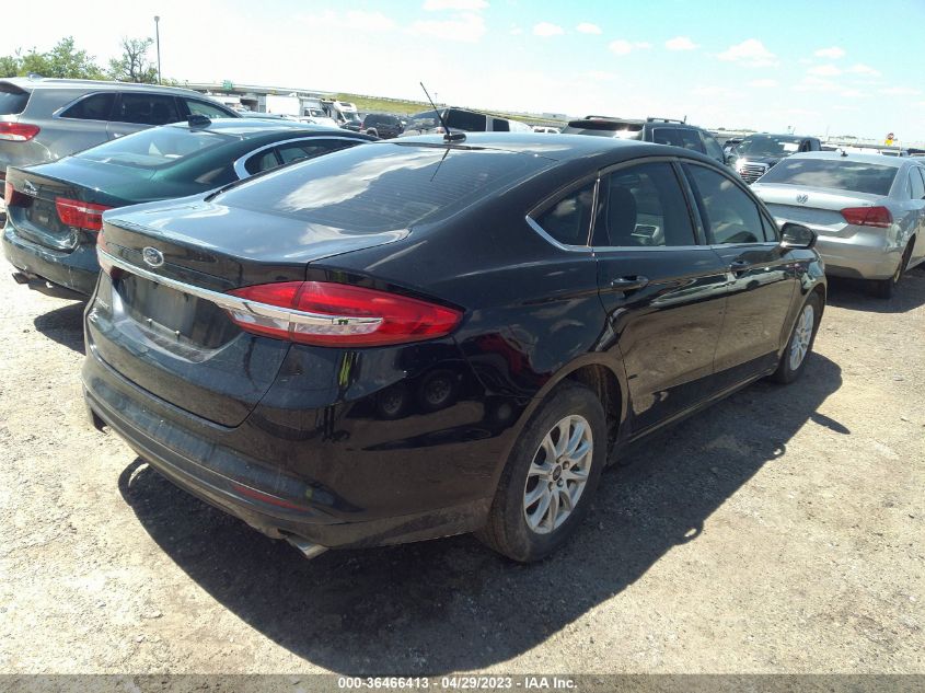 2018 FORD FUSION S - 3FA6P0G76JR260161