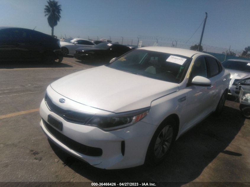 2017 KIA OPTIMA HYBRID BASE - KNAGT4LE9H5012342