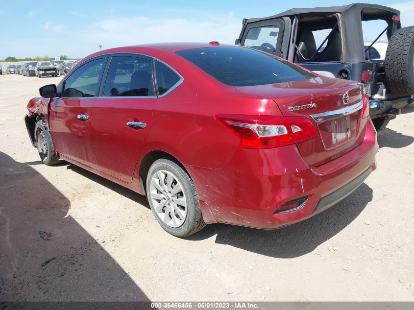 2017 NISSAN SENTRA SV - 3N1AB7AP1HY296587