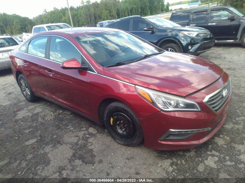 2015 HYUNDAI SONATA 2.4L SE - 5NPE24AF1FH128415