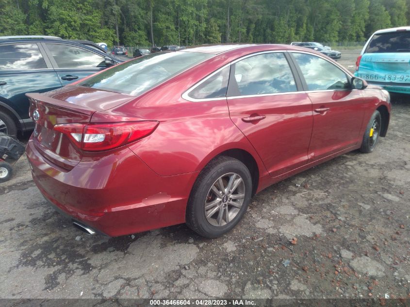 2015 HYUNDAI SONATA 2.4L SE - 5NPE24AF1FH128415