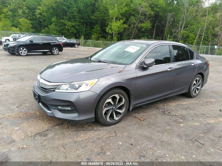 2016 HONDA ACCORD SEDAN EX-L - 1HGCR2F89GA052101