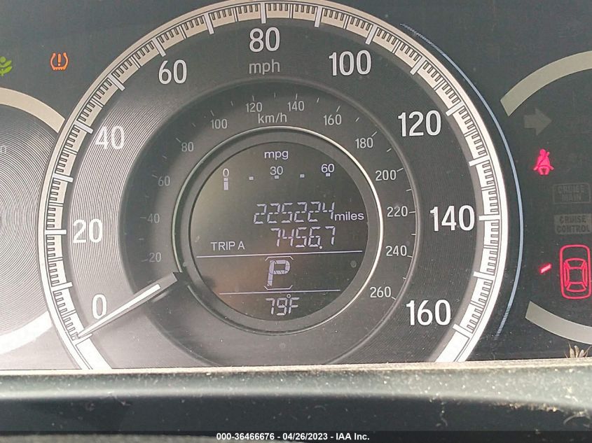 2016 HONDA ACCORD SEDAN EX-L - 1HGCR2F89GA052101