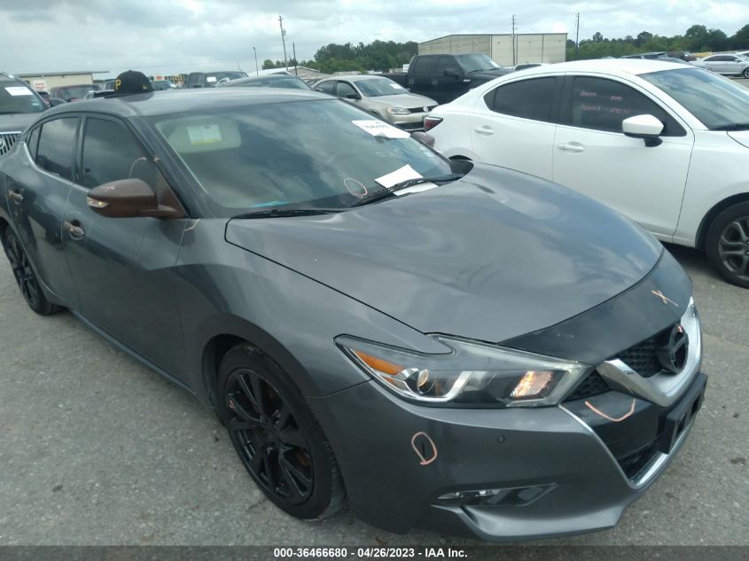 2017 NISSAN MAXIMA SV - 1N4AA6AP1HC416414