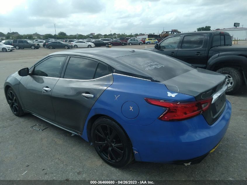 2017 NISSAN MAXIMA SV - 1N4AA6AP1HC416414