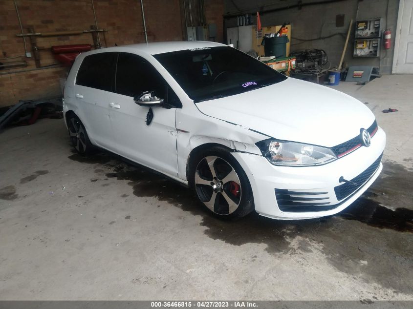 2017 VOLKSWAGEN GOLF GTI S/SE/AUTOBAHN/SPORT - 3VW4T7AU0HM069229