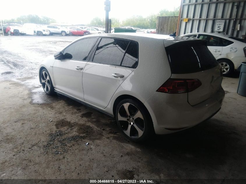 2017 VOLKSWAGEN GOLF GTI S/SE/AUTOBAHN/SPORT - 3VW4T7AU0HM069229