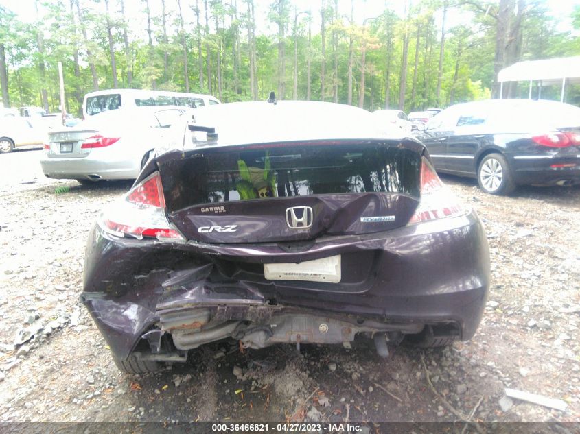 2013 HONDA CR-Z - JHMZF1C44DS001588