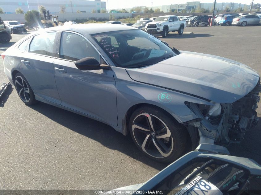 2021 HONDA ACCORD SEDAN SPORT - 1HGCV1F33MA082619