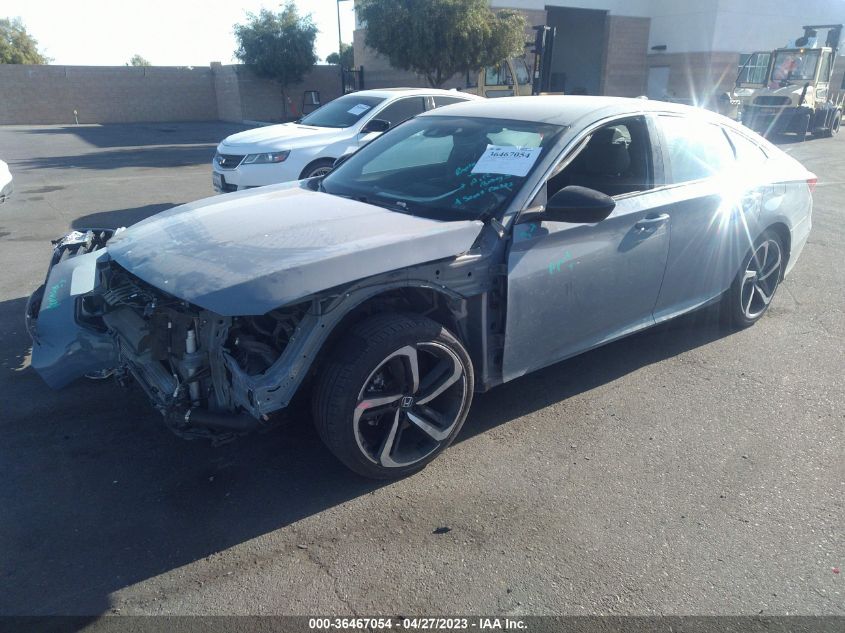 2021 HONDA ACCORD SEDAN SPORT - 1HGCV1F33MA082619
