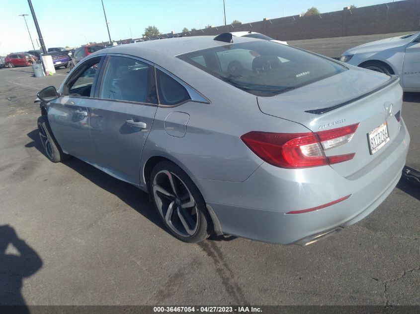 2021 HONDA ACCORD SEDAN SPORT - 1HGCV1F33MA082619